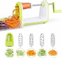 Amazon｜野菜スパイラライザースライサー、5ブレードスパイラル